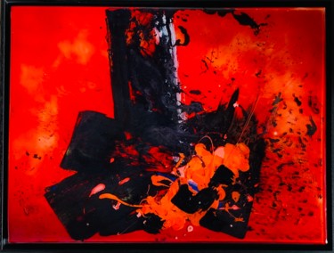 Painting titled "Abstraction Lyrique…" by Thierry Daudier De Cassini, Original Artwork, Acrylic