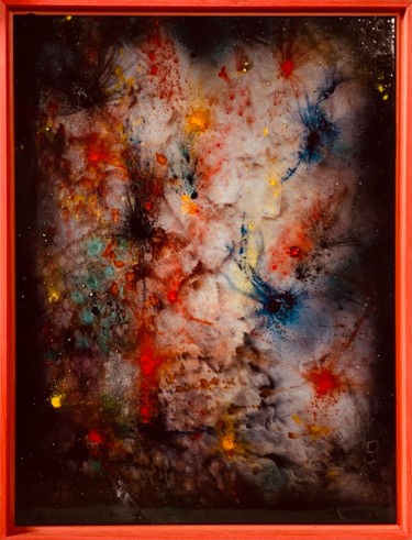 Abstraction Lyrique - Constellations -Constellation profonde Painting titled "Abstraction Lyrique…" by Thierry Daudier De Cassini, Original Artwork, Acrylic