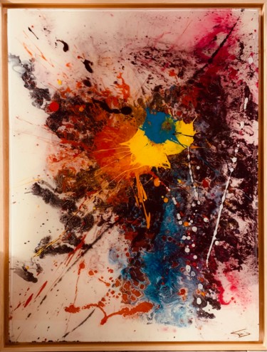 Painting titled "Abstraction Lyrique…" by Thierry Daudier De Cassini, Original Artwork, Acrylic