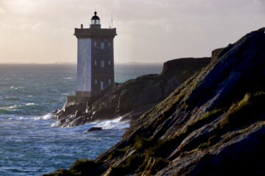 Phare de Kermorvan Photographie intitulée "Phare de Kermorvan" par Pierre-Yves Rospabé, Œuvre d'art originale, Photographie numérique