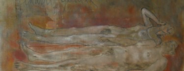 Test Match Malerei mit dem Titel "Test Match" von Marie Laniepce, Original-Kunstwerk, Öl