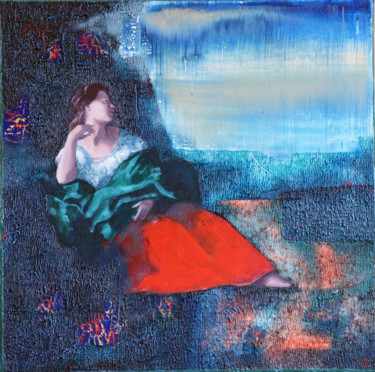 绘画 标题为“Original Figurative…” 由Emil Hasenrick, 原创艺术品, 丙烯 安装在其他刚性面板上