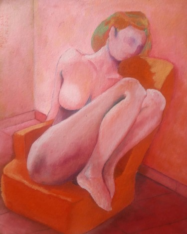 Pintura intitulada "O vazio13" por Mauricio Santos, Obras de arte originais, Óleo