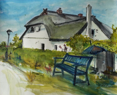 Bauernhaus - Kate am Meer 제목이 "Bauernhaus - Kate a…"인 미술작품 Corason로, 원작, 수채화