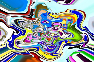 Arts numériques intitulée "le printemps is back" par Gaudi .C, Œuvre d'art originale, Travail numérique 2D