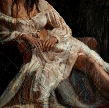 绘画 标题为“L'elegante” 由Fabrizio Avena, 原创艺术品, 粉彩
