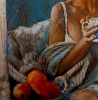绘画 标题为“la colazione” 由Fabrizio Avena, 原创艺术品, 粉彩