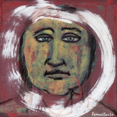 Bonne question. Peinture intitulée "Bonne question." par Jean-Bernard Fenouillas, Œuvre d'art originale, Acrylique