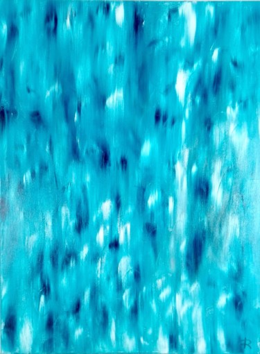 Peinture intitulée "Glacier" par Renaud Angerville-Langlois, Œuvre d'art originale, Acrylique