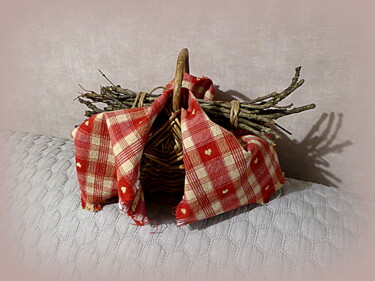 Photographie intitulée "Cœur de panier" par Laure Barlet, Œuvre d'art originale, Photographie numérique