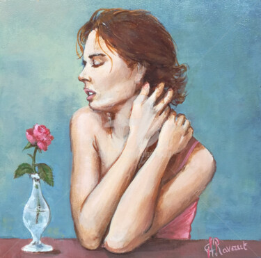 Painting titled ""fragile"" by Alain Ravaut, Original Artwork, Acrylic