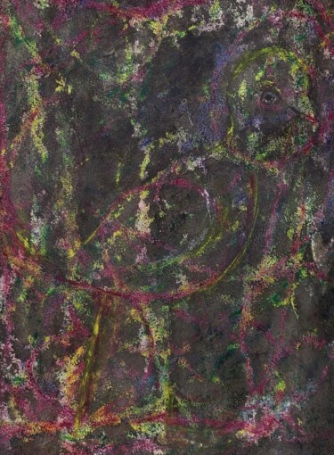 绘画 标题为“Petit Piaf  Dans la…” 由Francisco  Duart Mendes, 原创艺术品, 粉彩