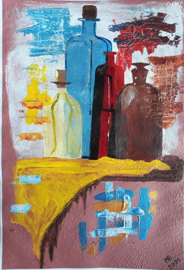 绘画 标题为“Still life-013.” 由Marie Ruda, 原创艺术品, 丙烯