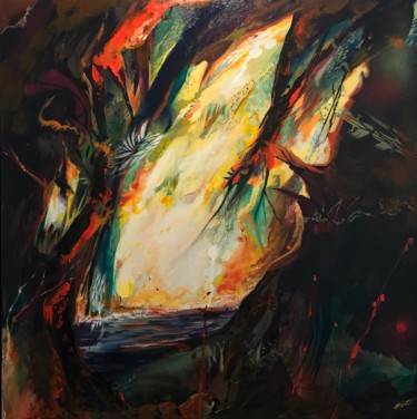 LA CRIQUE Peinture intitulée "LA CRIQUE" par Strait Faya, Œuvre d'art originale, Acrylique