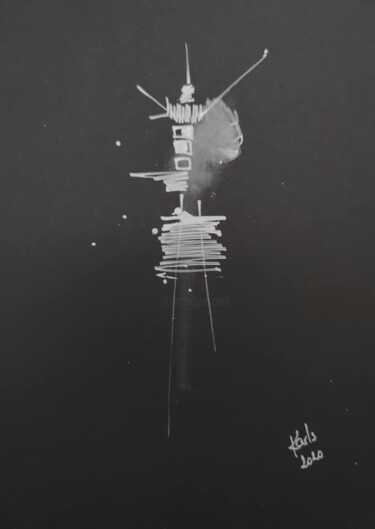 DESSIN ACRYLIQUE SUR PAPIER 224 G 2020/018 Σχέδιο με τίτλο "DESSIN ACRYLIQUE SU…" από Karls, Αυθεντικά έργα τέχνης, Ακρυλικό
