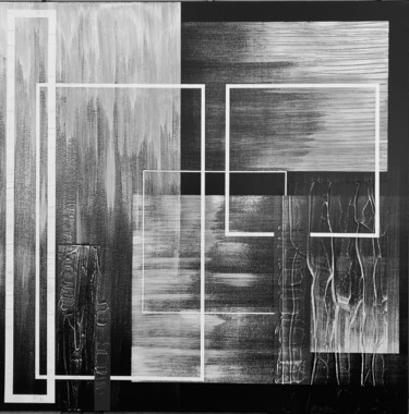 Peinture intitulée "" Equation "" par Pascal Brel, Œuvre d'art originale, Acrylique Monté sur Châssis en bois