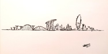 Singapore Skyline Minimalism