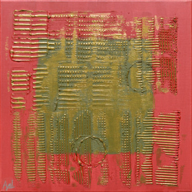 Code inutilisable Painting titled "Code inutilisable" by Ayel, Original Artwork, Acrylic Mounted on Wood Stretcher frame