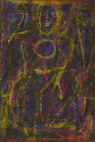 il est ou le nombre d'or il_ je n'ose pas la faire celle la 「il est ou le nombre…」というタイトルの絵画 Francisco Duart Mendesによって, オリジナルのアートワーク, パステル
