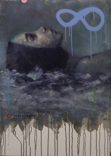 绘画 标题为“Ее бесконечность.” 由Eduard Zentsik, 原创艺术品, 油