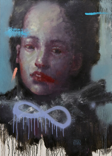 绘画 标题为“Бесконечность.” 由Eduard Zentsik, 原创艺术品, 油