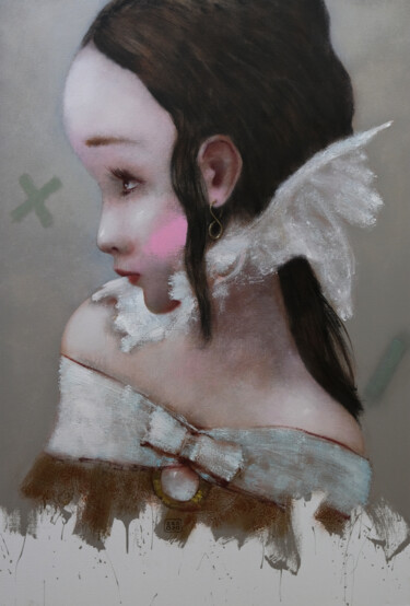 绘画 标题为“Ангел любви.” 由Eduard Zentsik, 原创艺术品, 油