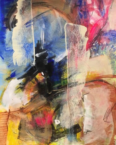 Blow Me Away 「Blow Me Away」というタイトルの絵画 Vibha Kapurによって, オリジナルのアートワーク, 鉛筆