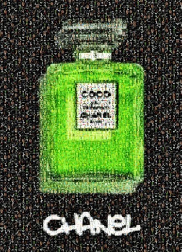 Arts numériques intitulée "Chanel Parfum" par Gaudi .C, Œuvre d'art originale, Travail numérique 2D