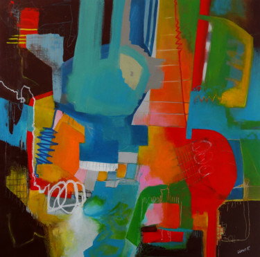 N°23 Pintura titulada "N°23" por Lépot P., Obra de arte original, Acrílico