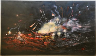 绘画 标题为“Turbulence” 由Elena Chebotareva, 原创艺术品, 丙烯