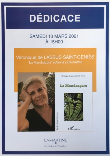 Dédicace La Mandragore Lamartine Véronique de Lassus