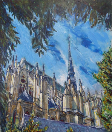 Peinture intitulée "L'entrevue" par Philippe Lasselin, Œuvre d'art originale, Acrylique