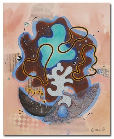 Peinture intitulée "REGARD SUR LA VIE" par Jean-Luc Osswald, Œuvre d'art originale, Huile
