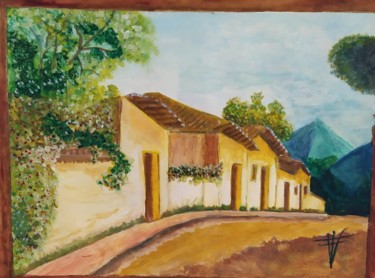绘画 标题为“Abandono del medio…” 由Vidal Fernández Richart, 原创艺术品, 水彩