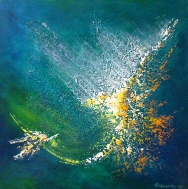 Peinture intitulée "Concert dans un écr…" par René Vincent-Viry, Œuvre d'art originale