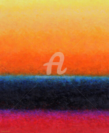 제목이 "Paysage aux archang…"인 미술작품 Eric Winzenried로, 원작, 기름 나무 들것 프레임에 장착됨