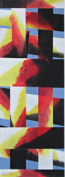 Peinture intitulée "Étude 2G" par Claude Gascon, Œuvre d'art originale, Acrylique