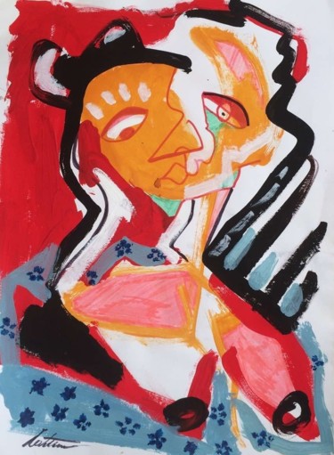 Painting titled "Rococo" by Trajche Chatmov (Chatma), Original Artwork, Acrylic