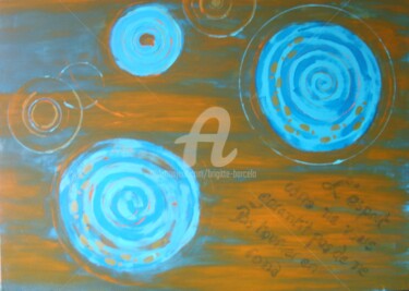 Peinture intitulée "Confinement , novem…" par Brigitte Barcelo, Œuvre d'art originale, Acrylique
