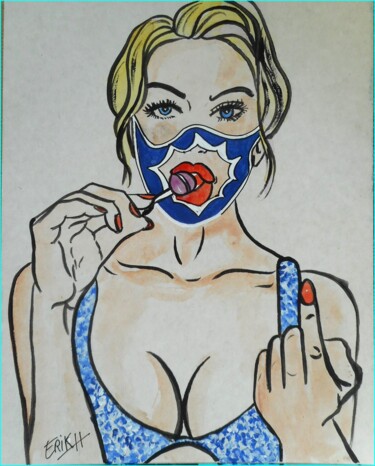 Rebelle! Peinture intitulée "Rebelle!" par Erik Hils, Œuvre d'art originale, Acrylique