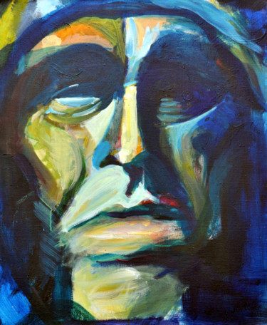 Vision Peinture intitulée "Vision" par Bellule' Art, Œuvre d'art originale, Acrylique Monté sur Châssis en bois