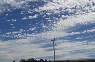 Fotografie mit dem Titel "Éoliennes en Norman…" von Catdicop, Original-Kunstwerk, Digitale Fotografie