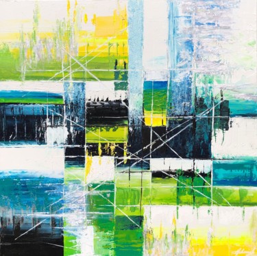 sans titre ghj Peinture intitulée "sans titre ghj" par Hélène Dekoninck, Œuvre d'art originale, Acrylique Monté sur Châssis en bois