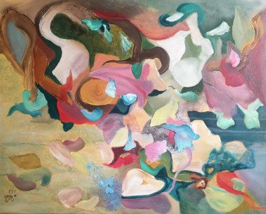 Un air de printemps Painting titled "Un air de printemps" by Vénie, Original Artwork, Acrylic