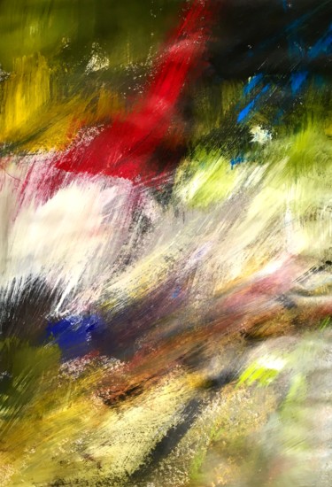 Painting titled "Zwerg" by Andreas Skiba, Original Artwork, Acrylic