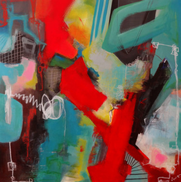 Pintura titulada "N°22" por Lépot P., Obra de arte original, Acrílico