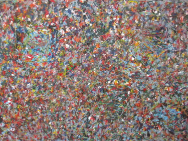 Pintura intitulada "Profusão de cores" por Romeo Zanchett, Obras de arte originais, Tinta de esmalte