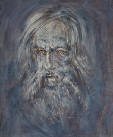 Painting titled "Wise Age_I" by Irina Inozemtseva-Lopes, Original Artwork, Oil