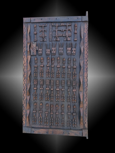 雕塑 标题为“Porte Dogon Art tri…” 由Kebe, 原创艺术品, 木