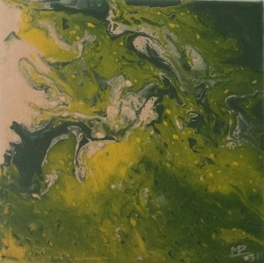 Peinture intitulée "Estran" par Marie-Pascale Le Goff (L’île à L’eau), Œuvre d'art originale, Acrylique